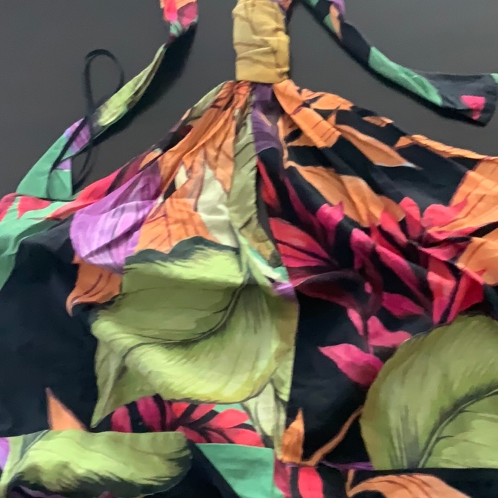 ZARA LONG PRINT JUMPSUIT - Picture 10 of 10